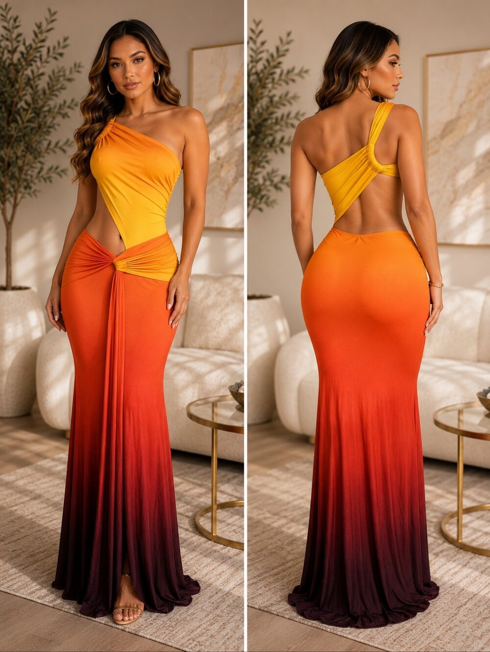 Brynn Maxi Dress-Red